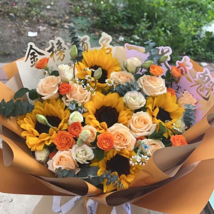 河池南丹县送高考生什么花